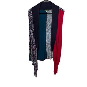 KATHMANDU IMPORTS Open Front Asymmetrical Hem Woman’s Size S/M